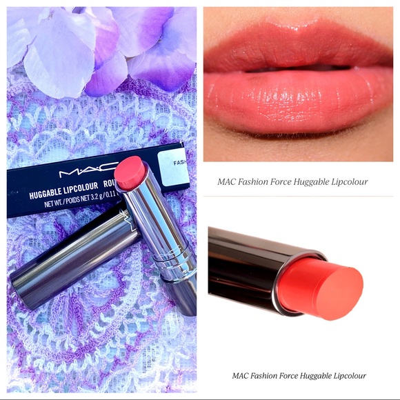 🎉HP🎊 NIB “FASHION FORCE” Huggable Lipcolour Gel Gloss Semi Opaque Coral - Picture 11 of 16